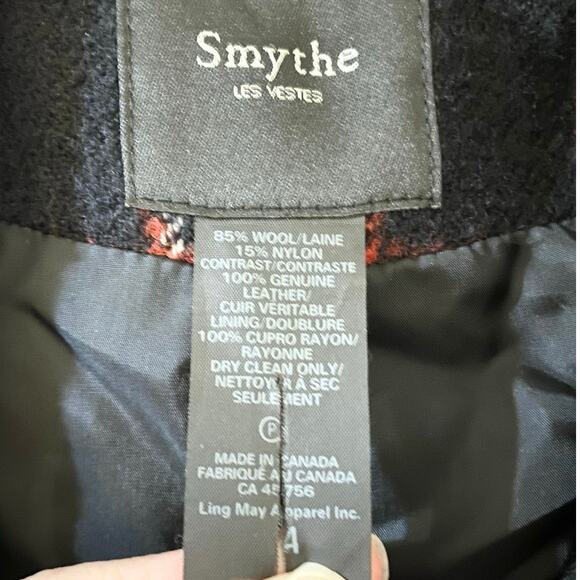 Smythe Dutchess Plaid Blazer In Black & White 4 - Picture 7 of 7